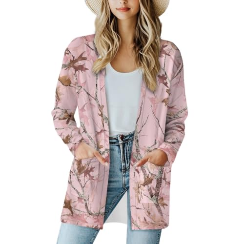 Image of Cardigan Sweaters for Women Long Sleeve Cardigan Soft Drape Open Front Fall Dusters V-Neck Jackets Dressy Loose Coat
