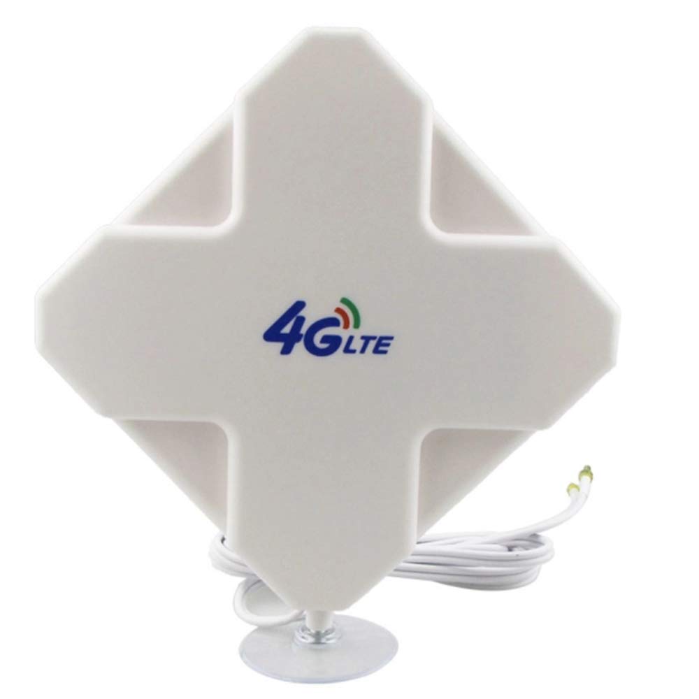 SIGNALPLUShigh Gain TS9 3G 4G LTE Outdoor antenna-35dBi Directional Wide Band MIMO Antenna 700-2700MHz 2 Meters RG174 Panel Antenna