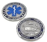 Generic Paramedic Medical Rescue EMS Emergency Medical Service Star of Life Challenge Coin