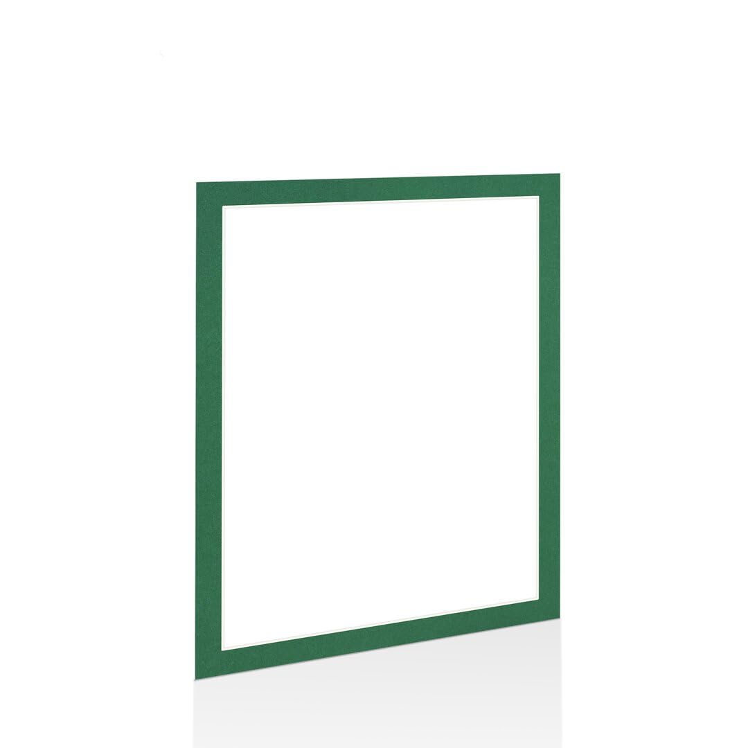 Procut Global 90x70cm Emerald Picture Mounts to Fit 80x60cm Aperture - Precision Cut Cardboard Photo Mount - Ideal for Frames, Prints, Artwork & Certificates - Sizes & Colours Available