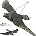 Produktbild Retoo Mehrfarbig Vogelschreck aus Kunststoff, Naturgetreuer Lebensgroß Falke Atrappe, Fliegender Greifvogel als Vogelscheuche, Raubvogel, Vogel, Taubenabwehr, Taubenschreck, Vogelabwehr, Gartenadler