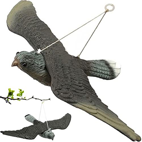 Retoo Mehrfarbig Vogelschreck aus Kunststoff, Naturgetreuer...