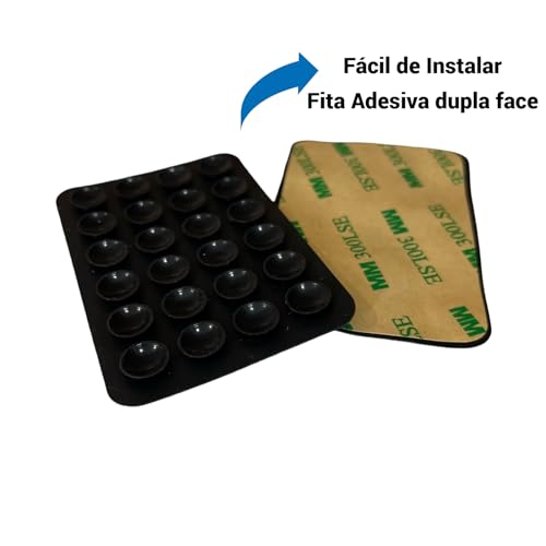 Suporte Adesivo Silicone com Ventosa de Succção para Celular Capa de Celular com Ventosa (Preta)