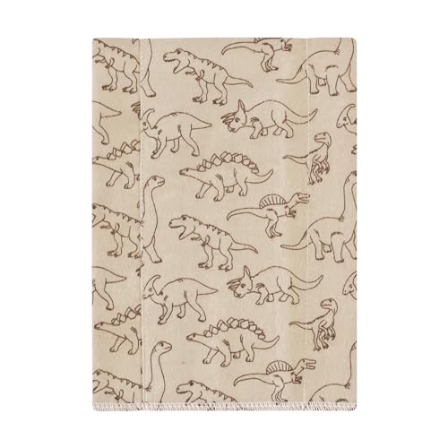 Image of Hudson Baby Unisex Baby Cotton Poly Flannel Burp Cloths, Dinosaur Adventures 7-Pack, One Size
