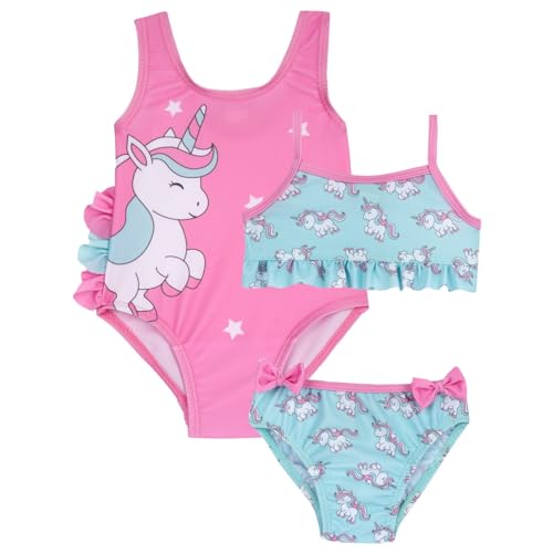 Chicco, Traje de Baño de Dos Piezas para Niña, Conjunto de 2 Bikinis, Cómodos y Versátiles, Ideales para el Mar o la Piscina, Ropa para Bebé, Diseñado en Italia