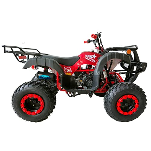X-PRO 200 ATV Quad 4 Wheelers Utility ATV Full Size ATV Quad Adult ATVs Big Youth ATVs for Sale(Burgundy) - Image 3