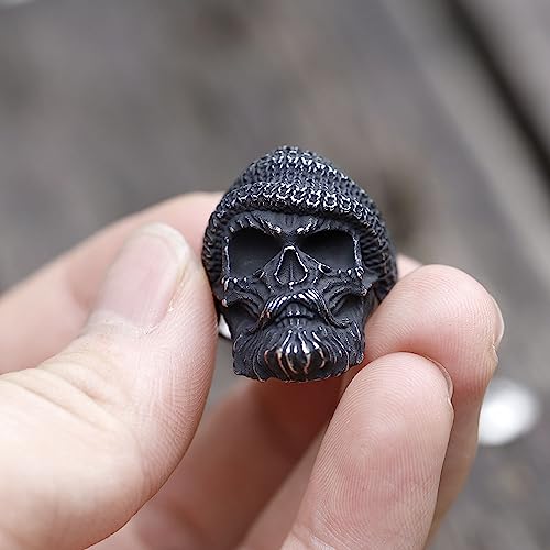 Image of 2023 Skull Ring Cool Evil Death Punk Rock Stainless Steel Rings Aly Style Jewelry