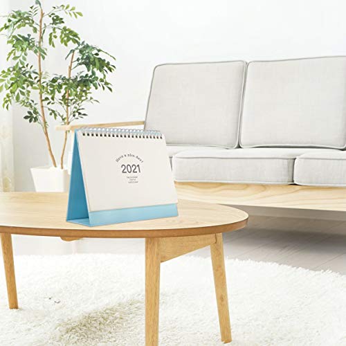 TOYANDONA 1 St Papier Kalender 2021 Staande Maandelijkse Planner Kalender Tabel Kalender Flip Kalender voor Office Home… - Image 8