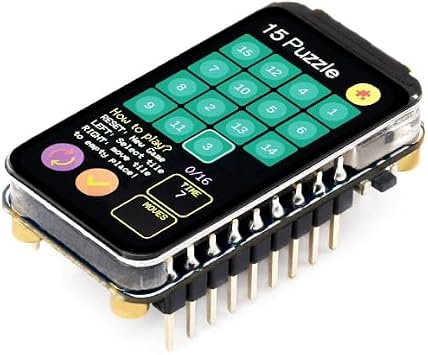 RP2350 Development Board with 1.47 Inch LCD Display, Dual-Core ARM Cortex-M33 & RISC-V MCU, RGB LED, 172x320, 262K Color, Fits C/C++, Arduino, MicroPython for DIY & Embedded Projects