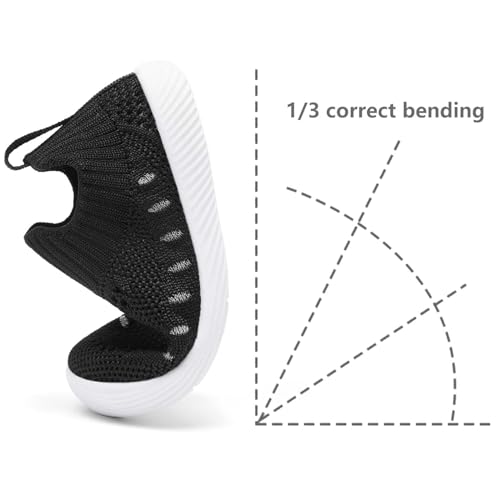 Image of MORENDL Baby Toddler Walking Socks Non-Slip Breathable Unisex Casual Sneakers