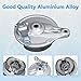 EOPOAYI Rear Drum Brake Shoe Assembly Compatible with Coleman CT200U BT200X CT200U-EX CT200U-A CT200U Trail Axis M200 196cc 6.5HP Powersports Mini Bike Parts with Chain Tensioner Adjuster