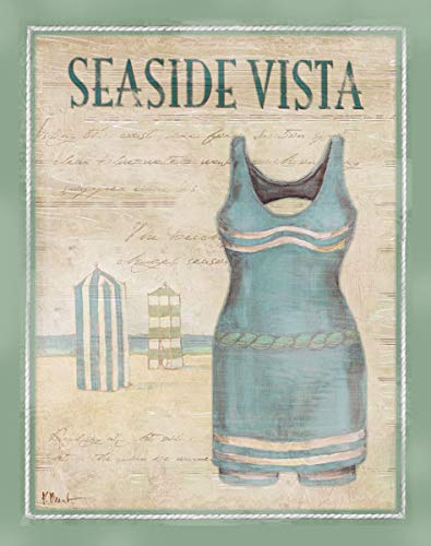 Gango Editions Vintage Bathing Suits: Cabana Beach, Seaside Vista, Ocean View, To The Beach; Four 8X10In Prints #TOP2