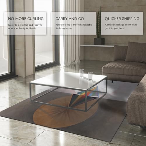 Tapis lavable The Swan résistant aux taches pour entrées et salons - 5