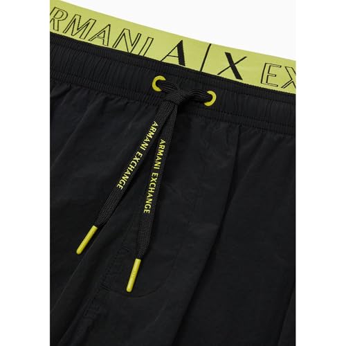 Armani Exchange Men's Swim with Logo Waistband3