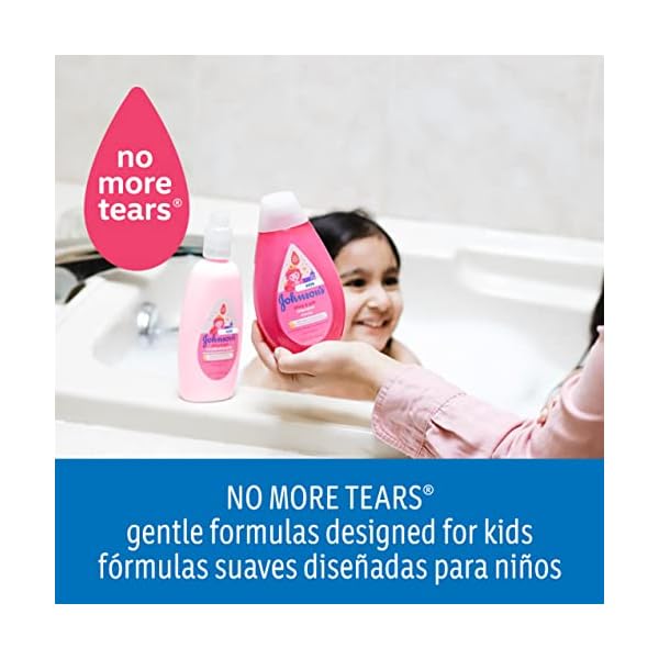 Johnson's Baby Shiny & Soft Tear-Free Kids' Hair Conditioning Spray with Argan Oil & Silk Proteins, Paraben, Sulfate & Dye-Free Formula, Hypoallergenic & Gentle for Toddlers, 10 Fl Oz - Image 5