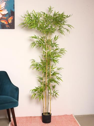 15 Artificial Plant Decorating Ideas 71 ARICK DECOR Artificial Bamboo Tree 190cm Tall in Pot - 6.3Ft Real...