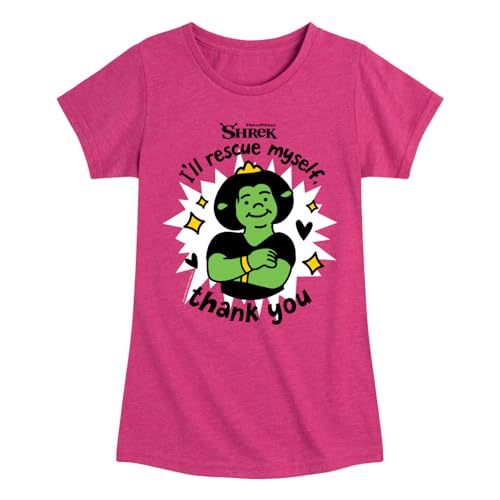 Shrek - Fiona Rescue Myself - Toddler & Youth Girls Short Sleeve Graphic T-Shirt
