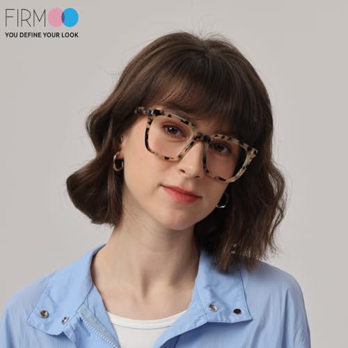 Image of Firmoo Oversized Blue Light Blocking Glasses Computer Gaming Glasses, Blue Blockers Glasses for Women /Men