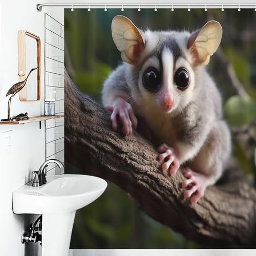 Rideau de douche Planeur de Sucre imperméable en polyester 152x183cm - 6