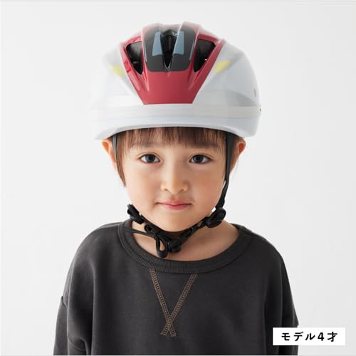 【公式】アイデス キッズヘルメットS 新幹線 E6系こまち 子供用 53～56cm 自転車用 SG基準適合