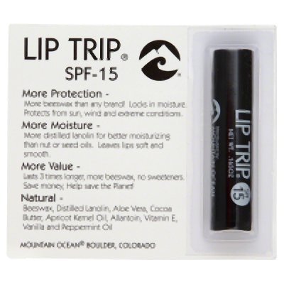 Mountain Ocean Lip Trip Spf 15 0.165 Ounce 12 Per Case.