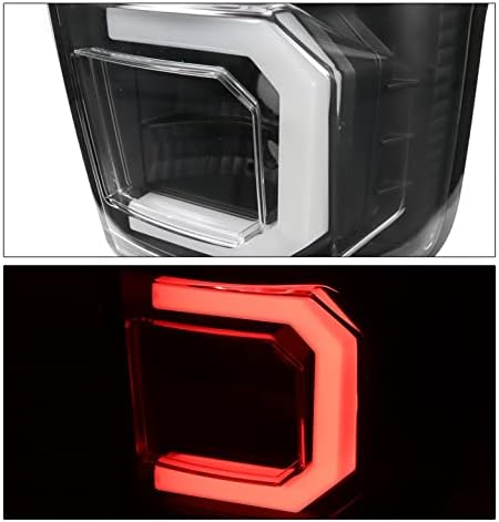 Miniatura 6 de Luces traseras de tubo LED para luces traseras, color negrohumo, compatible con Toyota Tundra 2007-2013