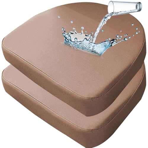 Cojines de silla impermeables U SD con relleno premium texturizado de 4 cm 2
