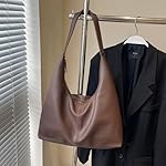 Hobo Bag Damen-Schultertaschen Handtasche Damen Mittelgroß Shopper Tasche Damen Ledertasche Tote Bag Shoulder Bag Handbags for Women Uni Tasche Beuteltasche Vintage Everyday Bag – Bild 4