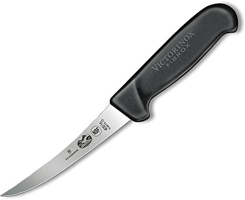 Victorinox 5" Boning Knife, Curved Blade, Flexible, Fibrox Handle 5.6613.12" - Thumbnail 2