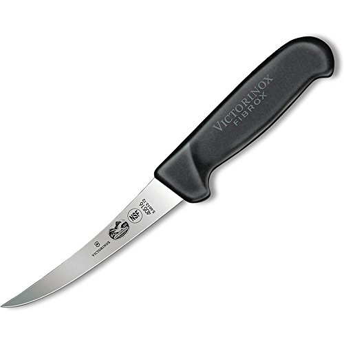 Faca para Desossar Cabo Fibrox, Preto, 12 cm, Victorinox