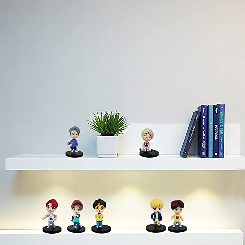 7-Piece Youth League Cake Topper，Children's Boy And Girl Birthday Party Cake Decoration，Game Anime Theme Birthday Party Cake Decoration #TOP1