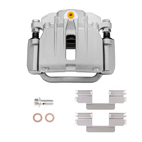 Image of Detroit Axle - 325mm Rear Disc Rotors Brake Pads Left Caliper Replacement