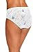 Jockey Women's Underwear Supersoft Hipster - 3 Pack, Sunwashed Pink Floral/Subtle Mint/Rose Wine, 8