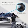 Toldo para auto con control remoto totalmente automático, sombrilla para techo con aislamiento, toldo móvil plegable y retráctil, parasol para parabrisas (gris, 520 cm/204.7 pulgadas) 6