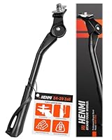 HENMI Fahrradständer 24-29 Zoll, Höheverstellbar Seiten-Ständer für E-Bike, Montainbike, Trekkingrad, Cityrad. Max. Belastung 35 kg
