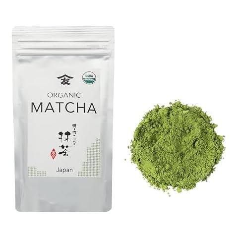 TOMOSAN Japanese Organic Matcha - Authentically Japanese Uji Kyoto Origin, Traditional Stone Milled Green Tea Powder, 100g/3.5oz Cover