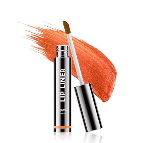 Image of Lip Liner Stain Peel off - Waterproof & Long Lasting Peel Lip Stain Non-Stick Cup, Enhancing Complexion & Nourishing for All Skin Types, Create A Natural Lip Color (Coral)