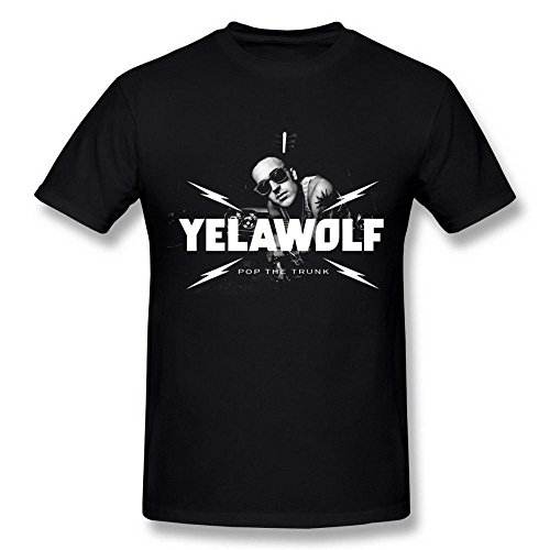 Edwina Erin Homme's Yelawolf Logo Noir T Shirt Large