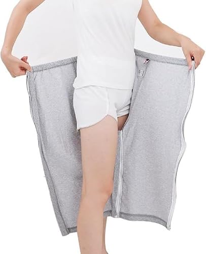 TPTAWF Unisex Side Zipper Bedridden Patient Clothing,Patient Pants,Tear Away Pants,XXL