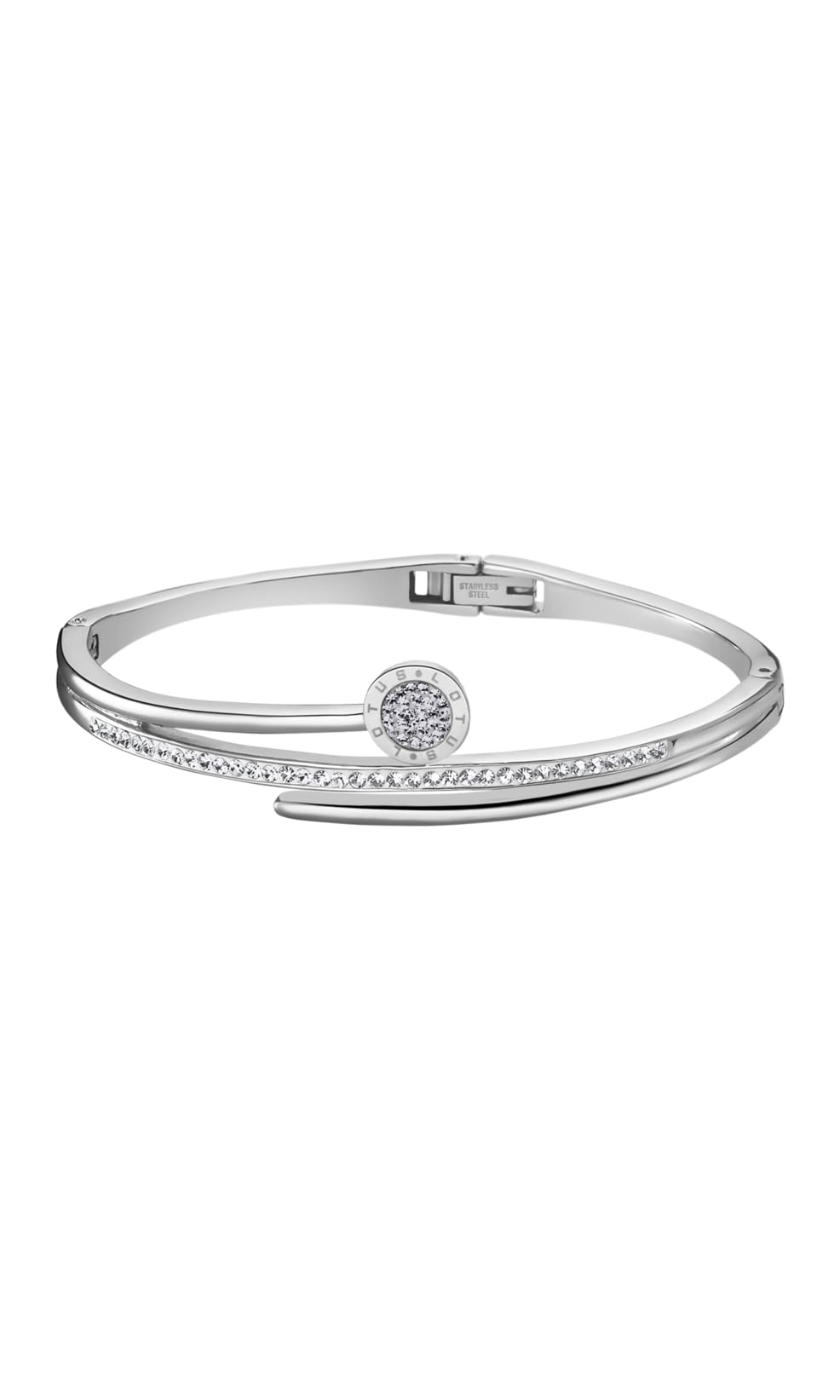 LOTUS STYLE LS1843-2/4 Women's Stainless Steel Bracelet – Sophisticated Bracelet with Polished and Refined Finish 6 cm – Ideal for Birthday Gift – Anniversary – Special Occasions