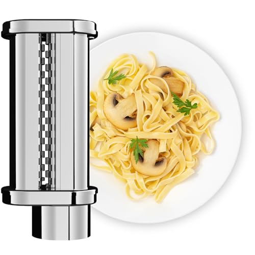 Fentic Nudelmaschine für Fettuccine – Nudelmaschine Elektrische Geeignet für Fentic SM-1504P und SM-1504BM – Edelstahl Nudelschneider – Pasta Maker