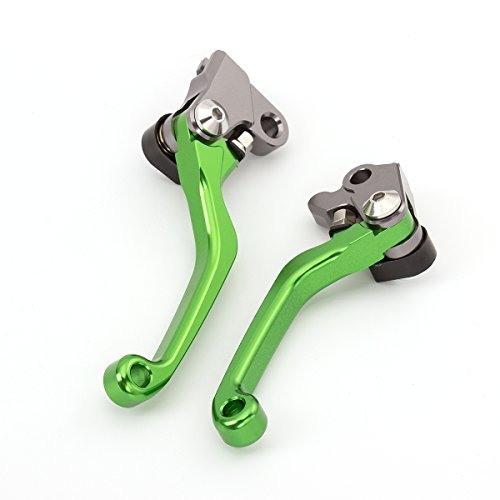 FXCNC, set di leve da corsa in alluminio CNC, per motocicletta, leve di freno e frizione, per Kawasaki Sherpa 1997–2007, Kawasaki KLX250 D-Tracker 98–07, Suzuki 250SB 02–06