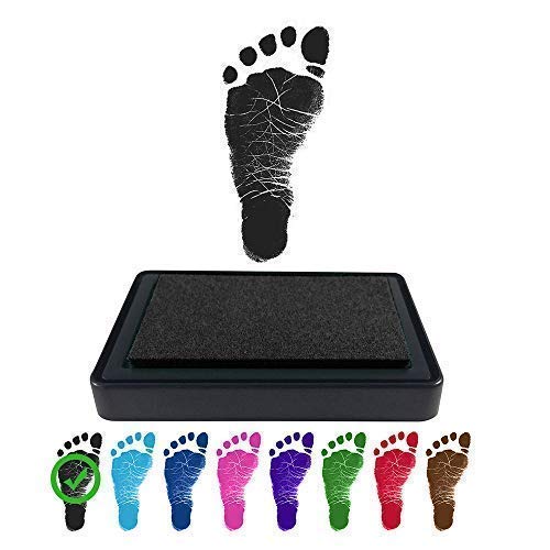 REIGNDROP Ink Pad for Baby Footprint, Handprint, Create Impressive Keepsake Stamp, Non-Toxic