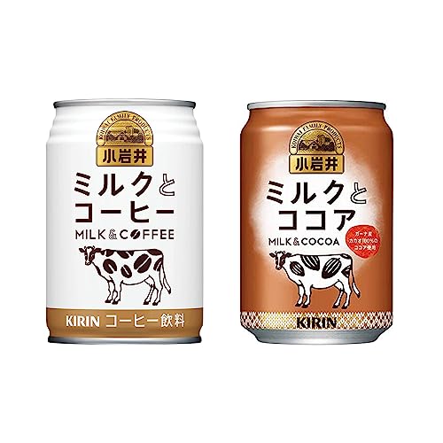 サントリー 小岩井 2種×各3本セット ミルクとココア ミルクとコーヒー 280g