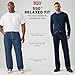 Levi's Men's 550 Relaxed Fit Jeans (Also Available in Big & Tall), Dark Stonewash, 34W x 32L