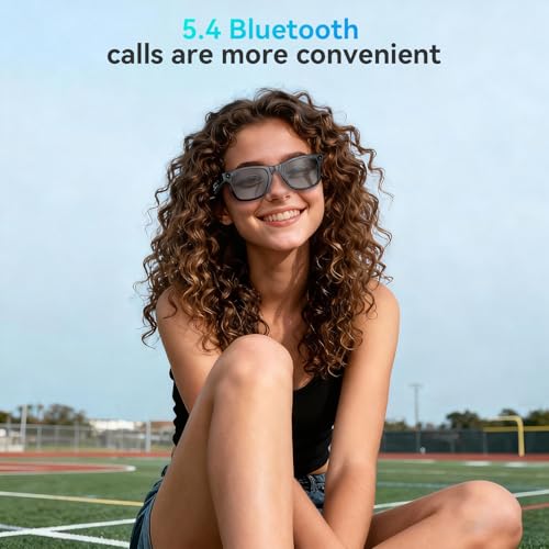 2026 EarlySincere Ai Smart Glasses For Men Women, 8mp 4k Hd Camera Glasses, 410mah Battery, Supports Photo/Video/Audio Recording, Ai Voice Control, Ai Glasses With Bluetooth Calling (Photochromic) - Image 5