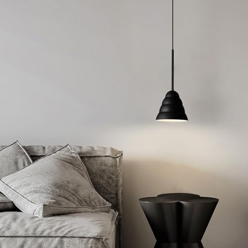 Lámpara colgante de resina E27 blanca de 11cm ajustable 4