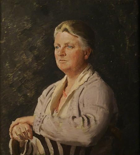 Tableaux peinture sur toile portrait de femme William - Toile nordique 60x90cm chambre