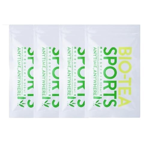 上水園 バイオ茶スポーツ 30g(2g×15P) 4袋 マイボトル用 トップアスリート愛用 無農薬 無化学肥料 一番茶