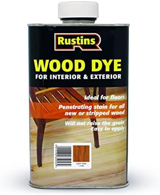 Rustins 5015332650149 Wood Dye - Dark Oak, 250ml
